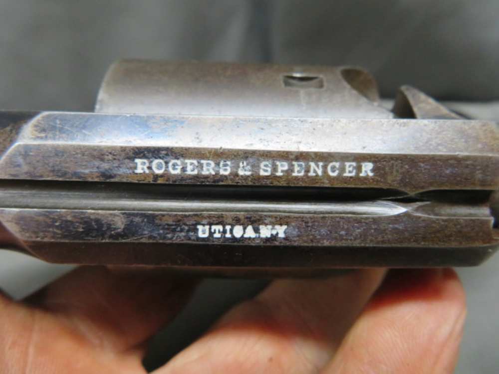 CIVIL WAR ROGERS & SPENCER ARMY MODEL REVOLVER-44 CAL-SCARCE 5000 MADE-NICE-img-6
