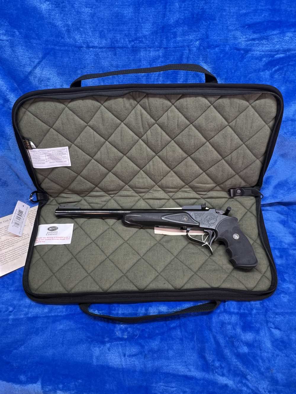 Boyt PP70 Thompson Contender Pistol Case 21"x10" OD GREEN-img-0