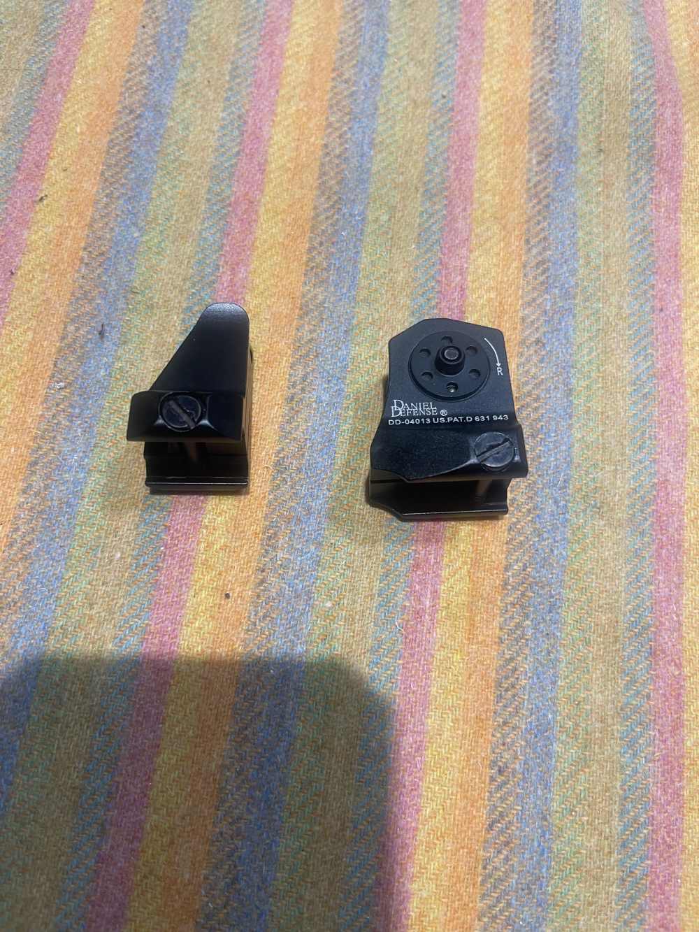 Daniel Defense Front & Rear adj AR15 sights-img-0
