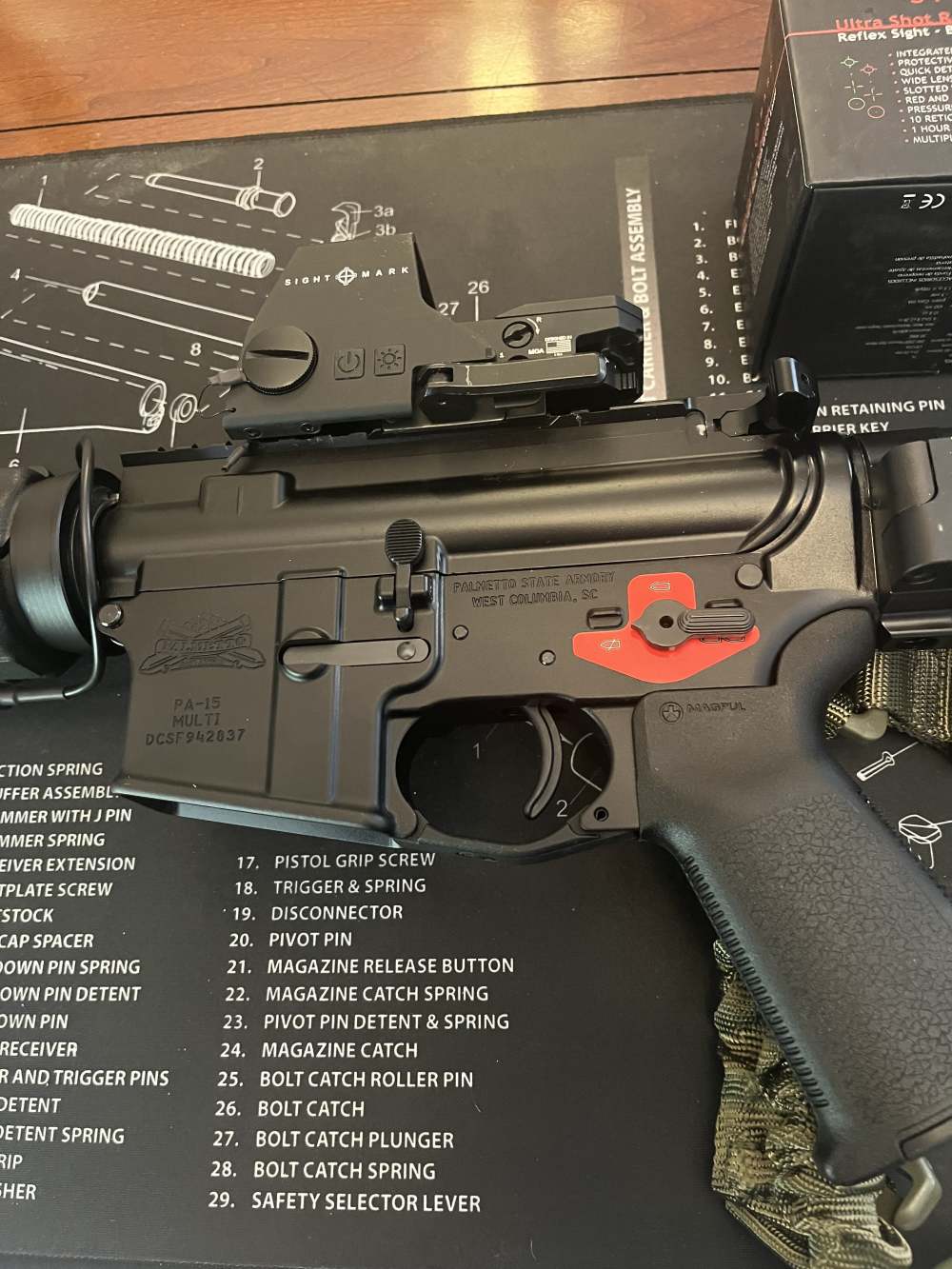 556/223/22 PA-15 Pistol with Franklin Armory Binary Trigger, Folding Brace -img-24