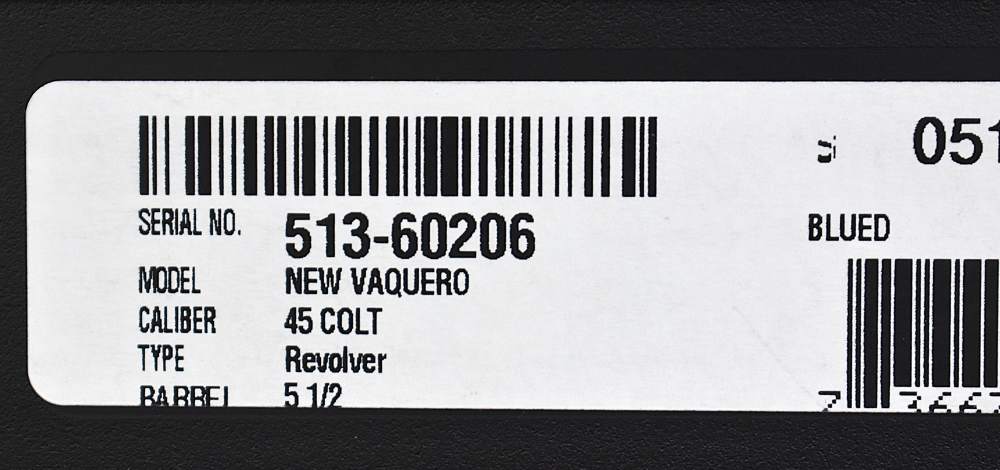 Ruger New Vaquero in .45 Colt blued 5½” barrel - NEW!-img-8