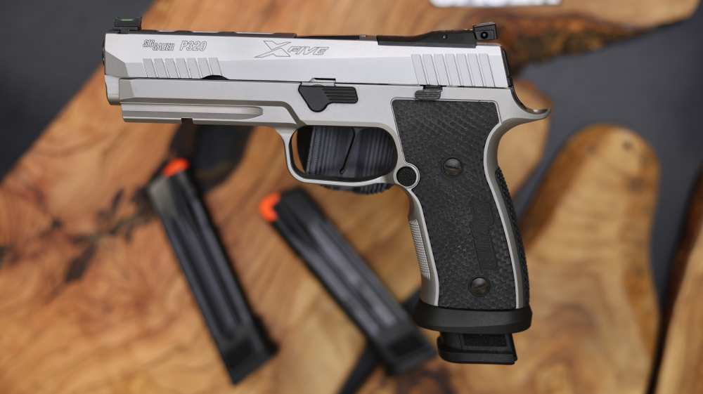 SIG Sauer P320 XFIVE SXG 9mm 5" Stainless Steel 3x21rd Optics Ready-img-1