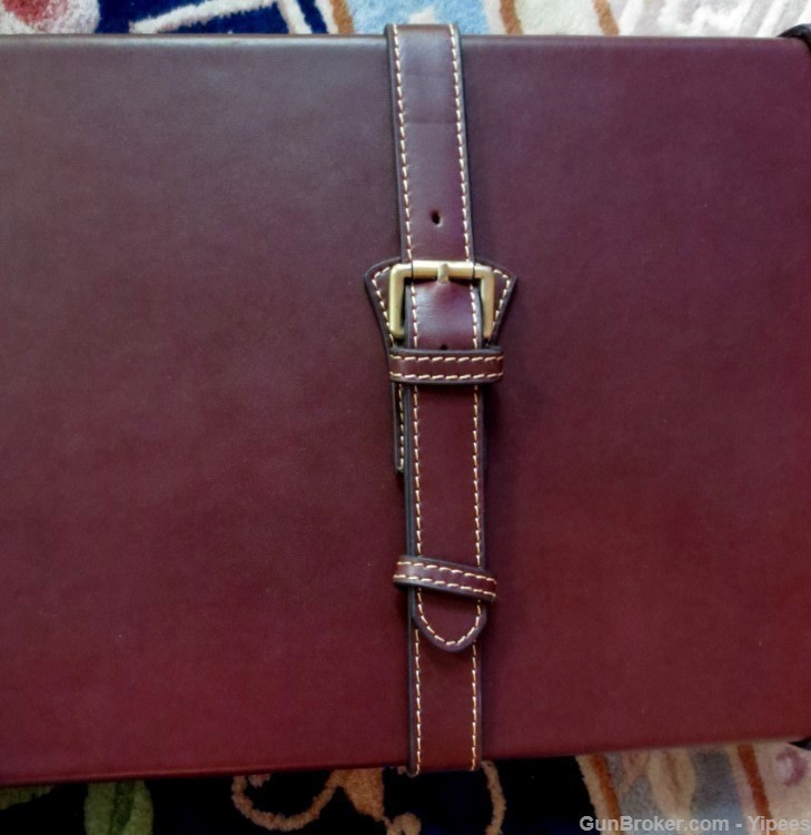 genuine leather two barrel shotgun case-img-4
