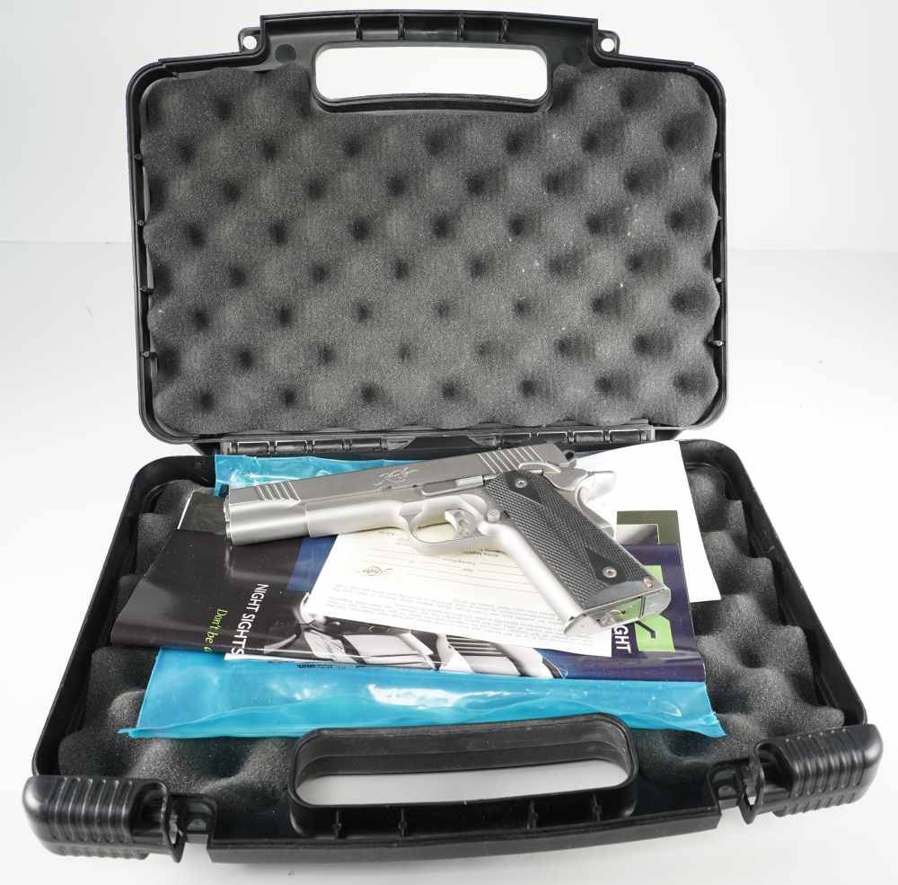 Kimber Stainless II 45 acp 5 inch SS with box and 1 mag *USED*-img-0