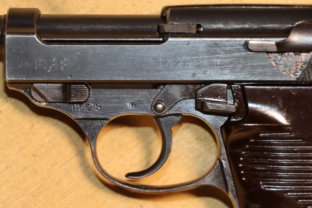 Mint & Scarce WWII German Walther P.38 ac45 Pistol w/ Holster-img-2