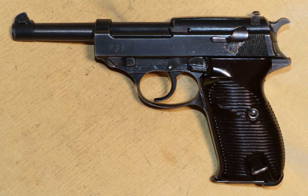 Mint & Scarce WWII German Walther P.38 ac45 Pistol w/ Holster-img-1