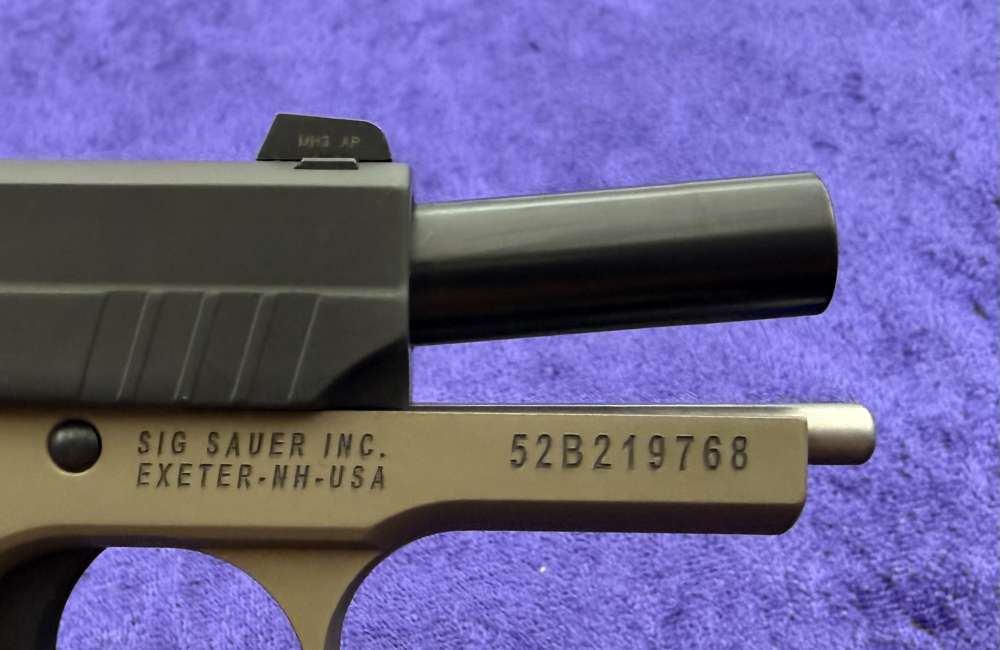 Sig Sauer P938 FDE Frame 2 Tone 938-9-CBT Siglite TLR-6 Laser Combat Boxed -img-14