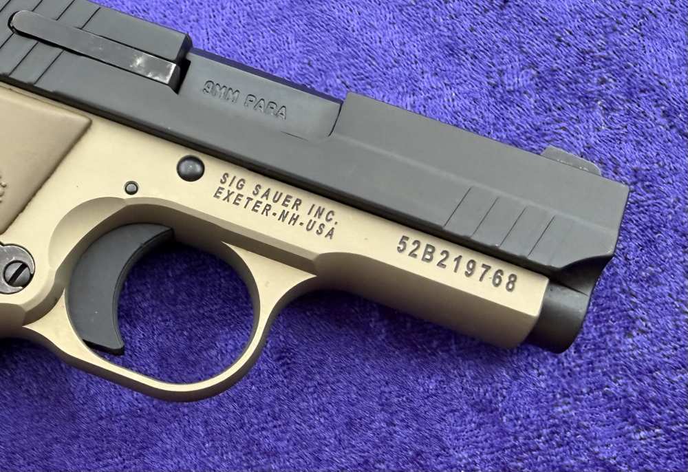 Sig Sauer P938 FDE Frame 2 Tone 938-9-CBT Siglite TLR-6 Laser Combat Boxed -img-8