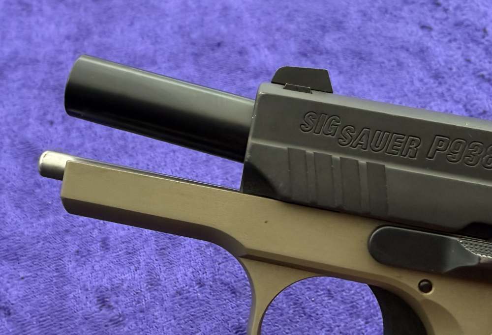 Sig Sauer P938 FDE Frame 2 Tone 938-9-CBT Siglite TLR-6 Laser Combat Boxed -img-15
