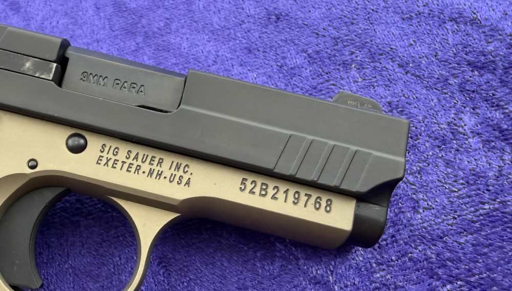 Sig Sauer P938 FDE Frame 2 Tone 938-9-CBT Siglite TLR-6 Laser Combat Boxed -img-9