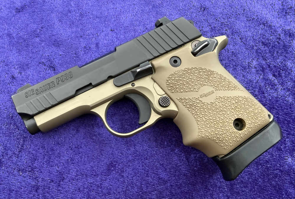 Sig Sauer P938 FDE Frame 2 Tone 938-9-CBT Siglite TLR-6 Laser Combat Boxed -img-1