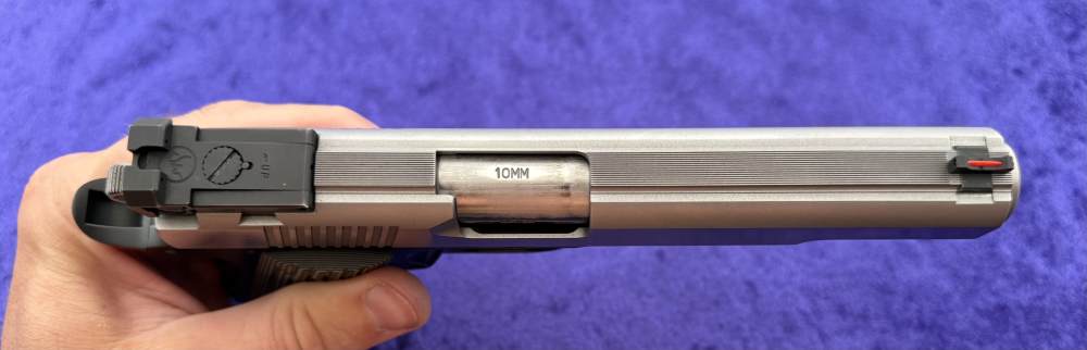 Dan Wesson 1911 Silverback 10MM Government 2 Tone Matching Box Complete-img-15