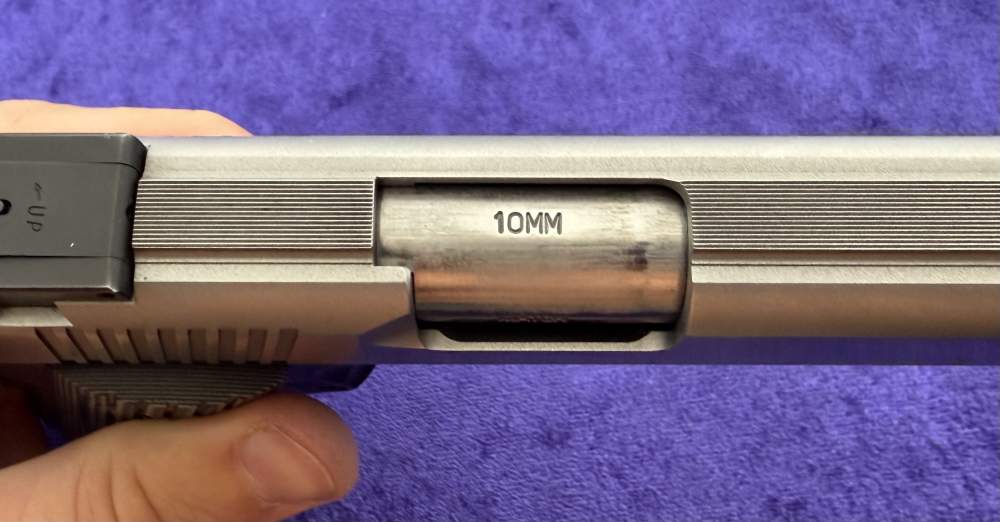 Dan Wesson 1911 Silverback 10MM Government 2 Tone Matching Box Complete-img-16
