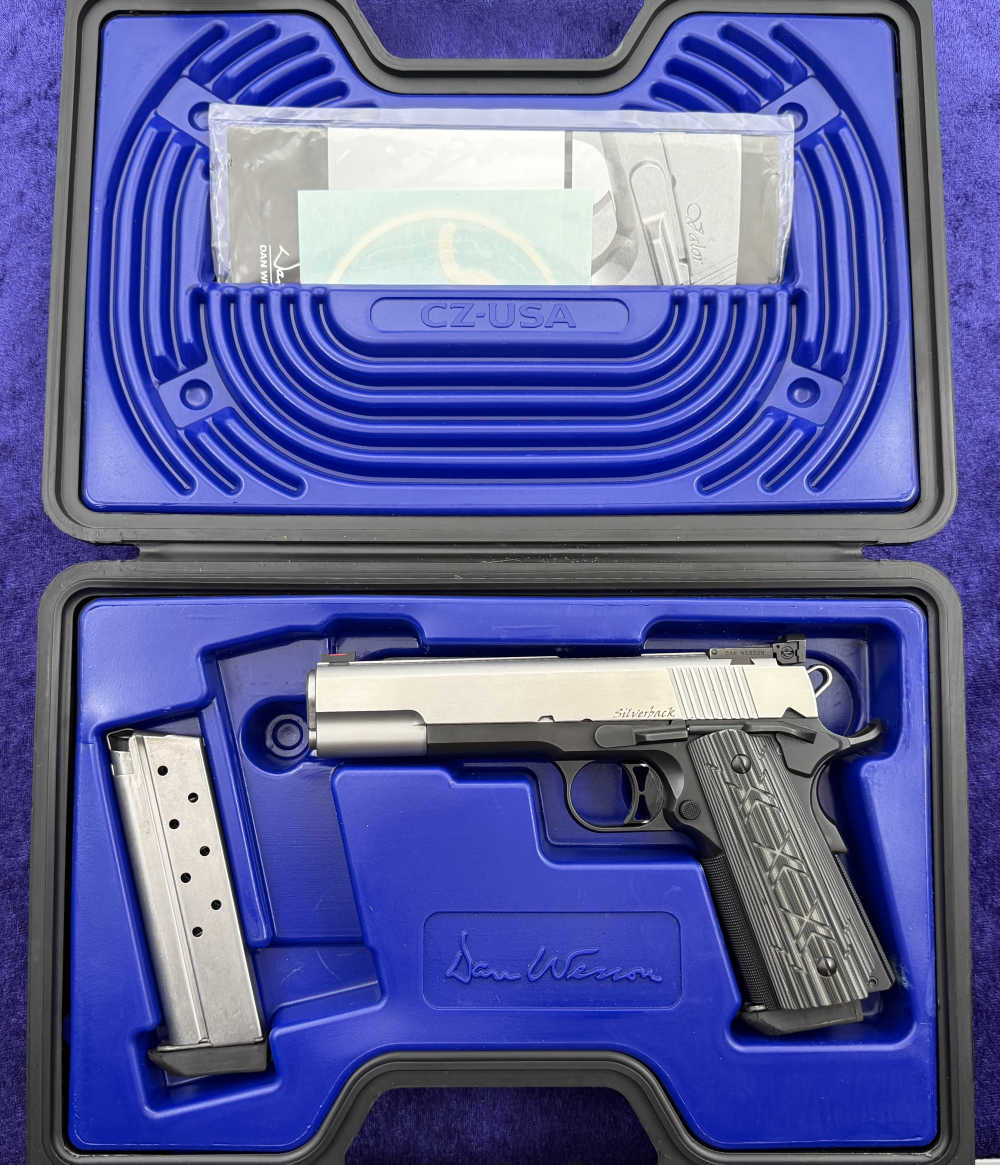 Dan Wesson 1911 Silverback 10MM Government 2 Tone Matching Box Complete-img-24