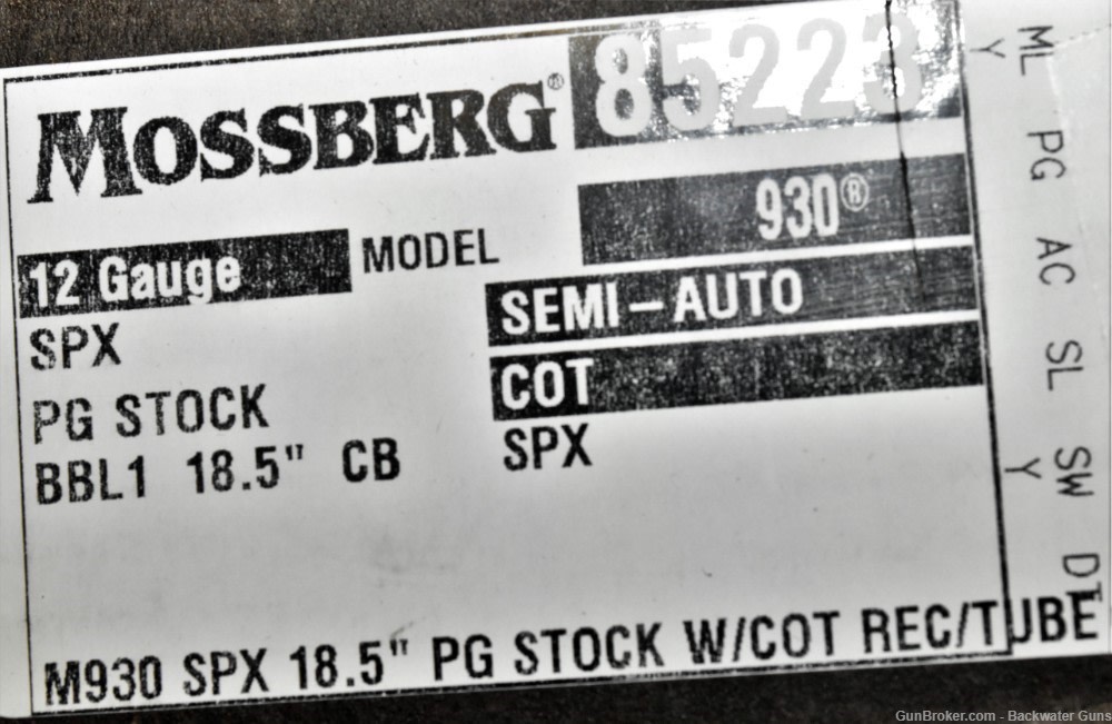 New Mossberg 930 Tactical SPX Pistol Grip 12Ga Shotgun No Reserve!-img-11