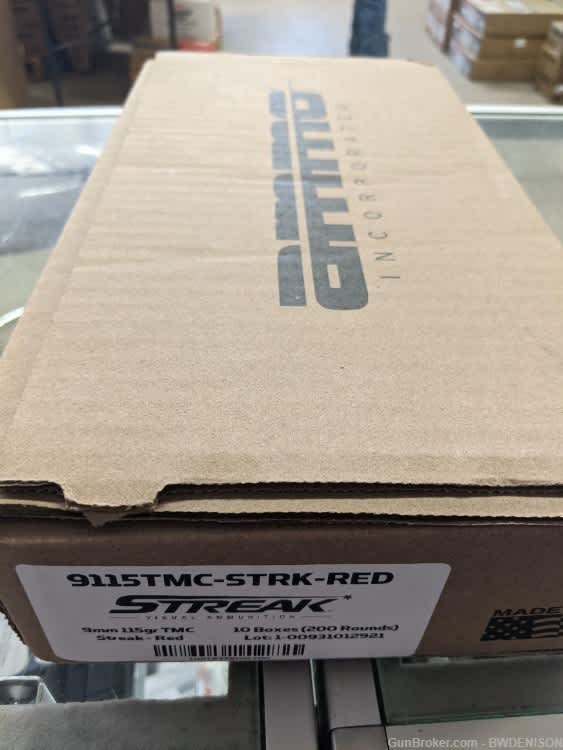 Ammo Inc 9mm 115gr Streak Ammunition 200rd Case FMJ-img-2