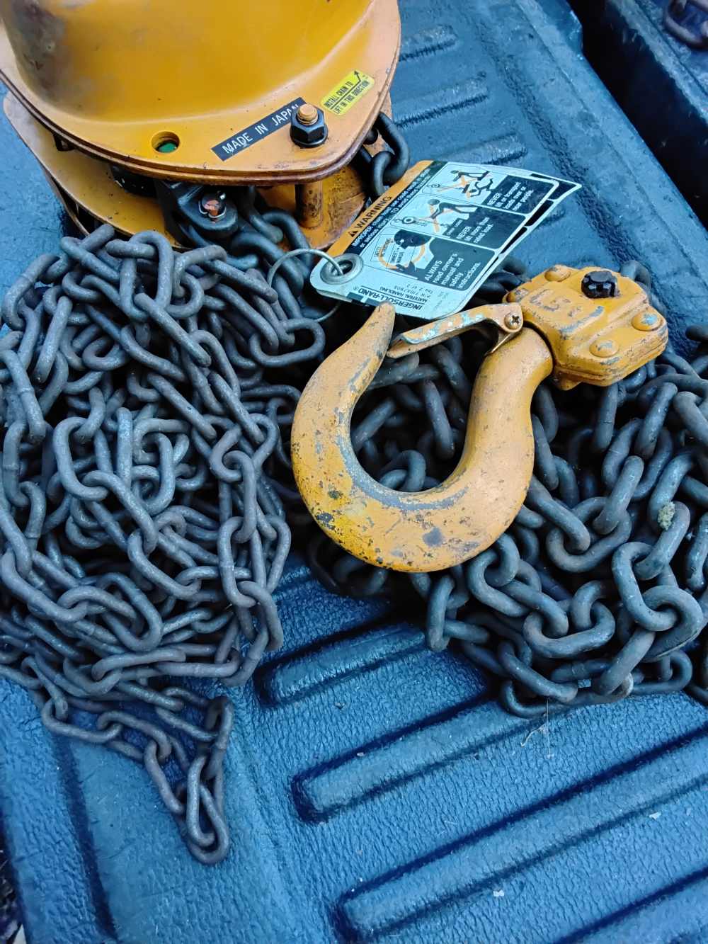Beebe 1.5 ton chain hoist -img-3