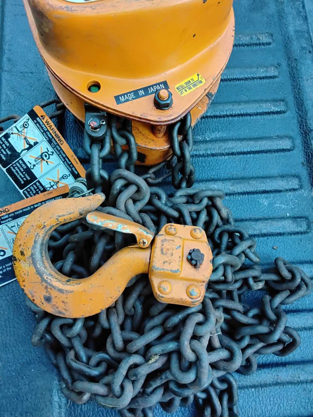 Beebe 1.5 ton chain hoist -img-2