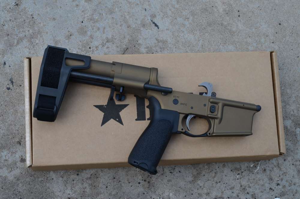 BCM Bravo Co Mod 0 pistol complete lower SB PDW brace X-Werks burnt bronze-img-1
