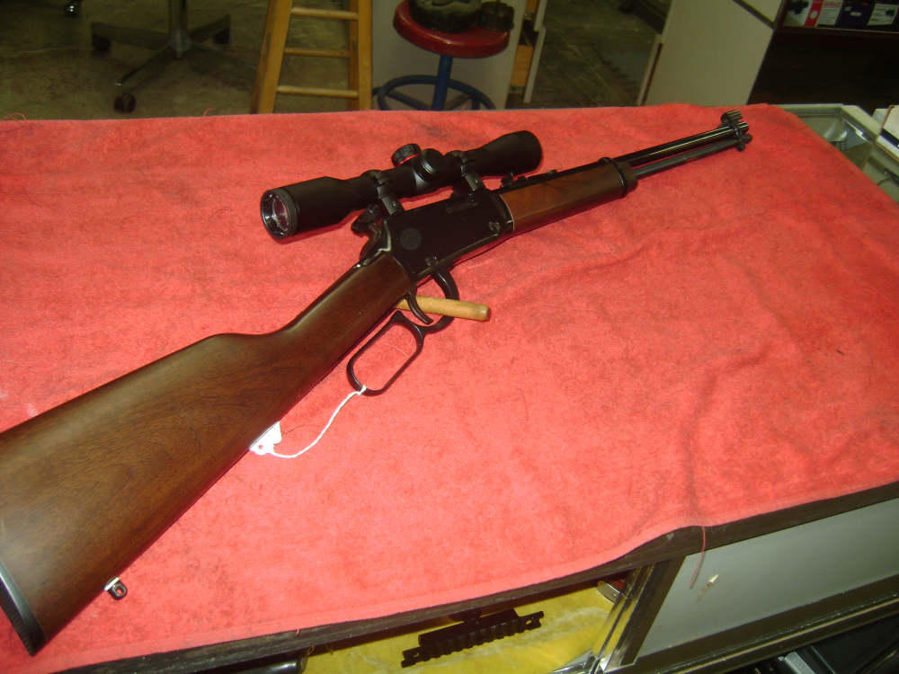 HENRY H001 22 s,l,LR  181/2"barrel  4-32 Simmons scope-img-1