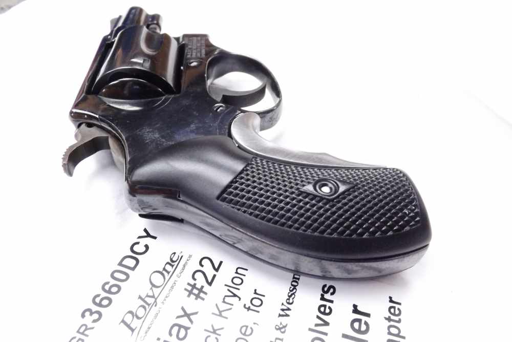Black Ajax cpy Grips & T-Grip Tyler style Adapter S&W J Revolvers 36 60 642-img-3