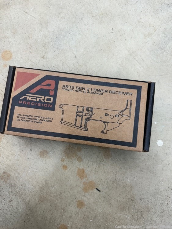 New Aero Precision AR15 STRIPPED LOWER RECEIVER, GEN 2 - BLACK-img-3