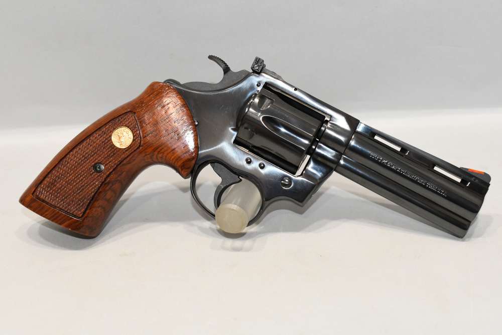 Wonderful Colt Lew Horton Boa 4" VR 357 Mag Revolver W Box 1985 #125-img-1