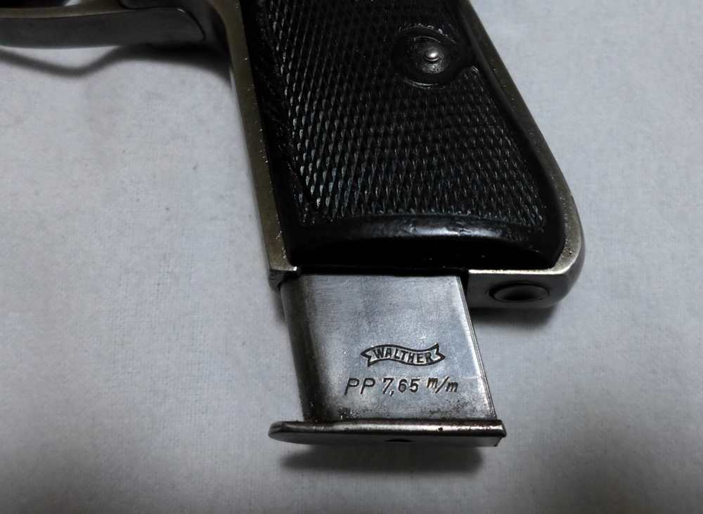 WWII 1944 German Army Walther 7.65mm PP Rig w/WaA359 Proofs-img-8