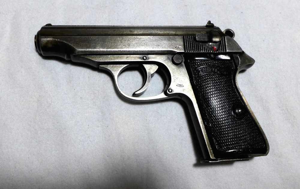 WWII 1944 German Army Walther 7.65mm PP Rig w/WaA359 Proofs-img-1