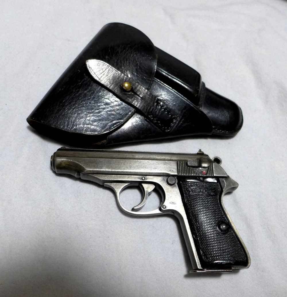 WWII 1944 German Army Walther 7.65mm PP Rig w/WaA359 Proofs-img-0