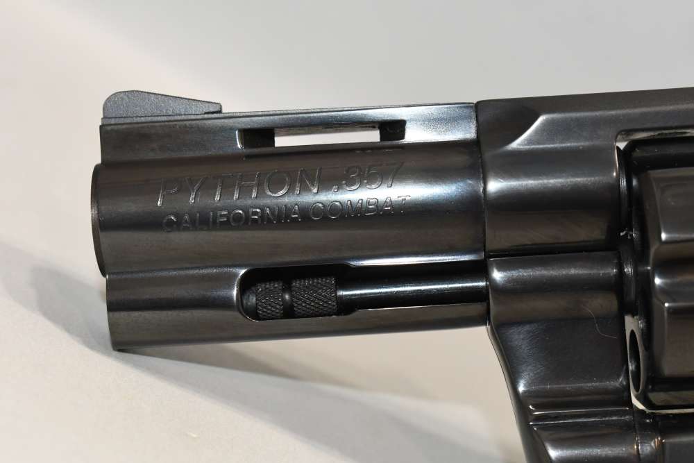 Pacific International California Combat Colt Python 3" 357 Mag 1981 W Let-img-9