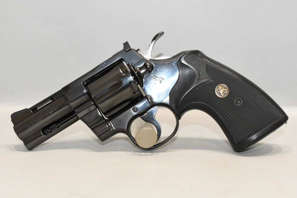 Pacific International California Combat Colt Python 3" 357 Mag 1981 W Let-img-6