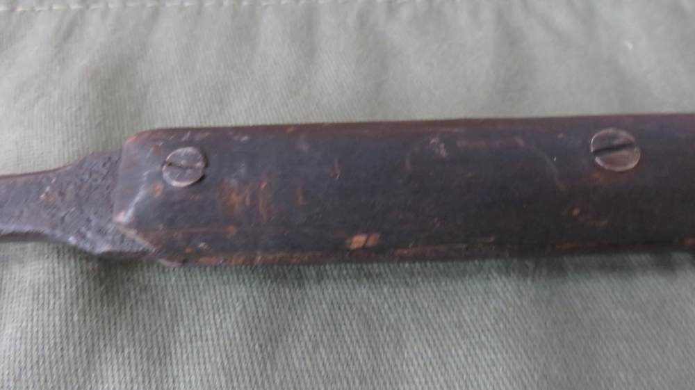 1850-1910 48" Antique Hand-Forged 4-Tine Eel Spear Gig-img-12