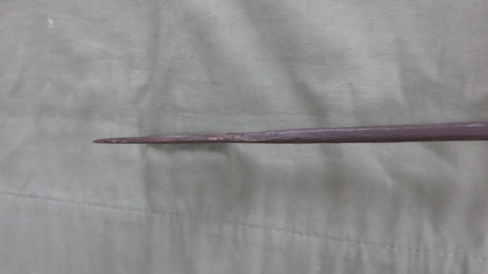 1850-1910 48" Antique Hand-Forged 4-Tine Eel Spear Gig-img-20