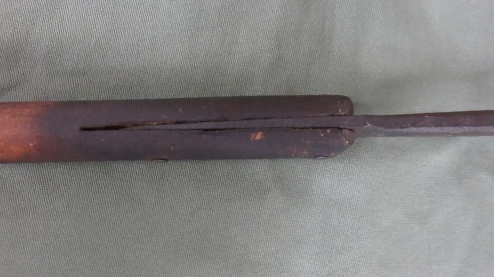 1850-1910 48" Antique Hand-Forged 4-Tine Eel Spear Gig-img-21