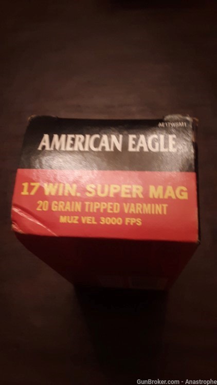 Federal American Eagle 17 WSM 20 grain ammunition ammo-img-0
