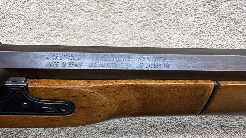 KENTUCKY RIFLE by Traditions 50 cal Black Powder VG COND-img-20