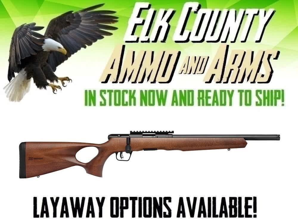 Savage Arms B22 Timber Thumbhole .22 LR 16.5" Matte Black 10 Rds 70217-img-0