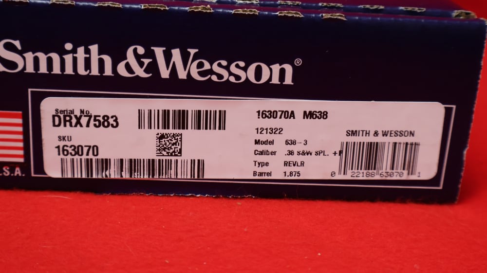 Smith & Wesson Model 638 .38 Special +P NEW IN BOX -img-4