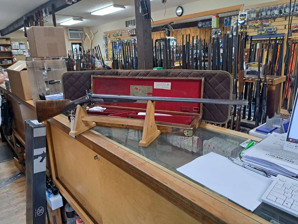 James Purdey Double hammer Riffle with Case-img-0