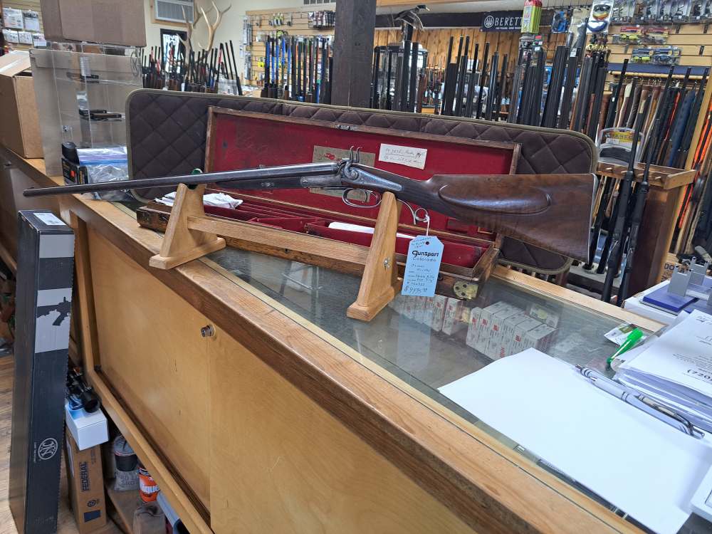 James Purdey Double hammer Riffle with Case-img-15