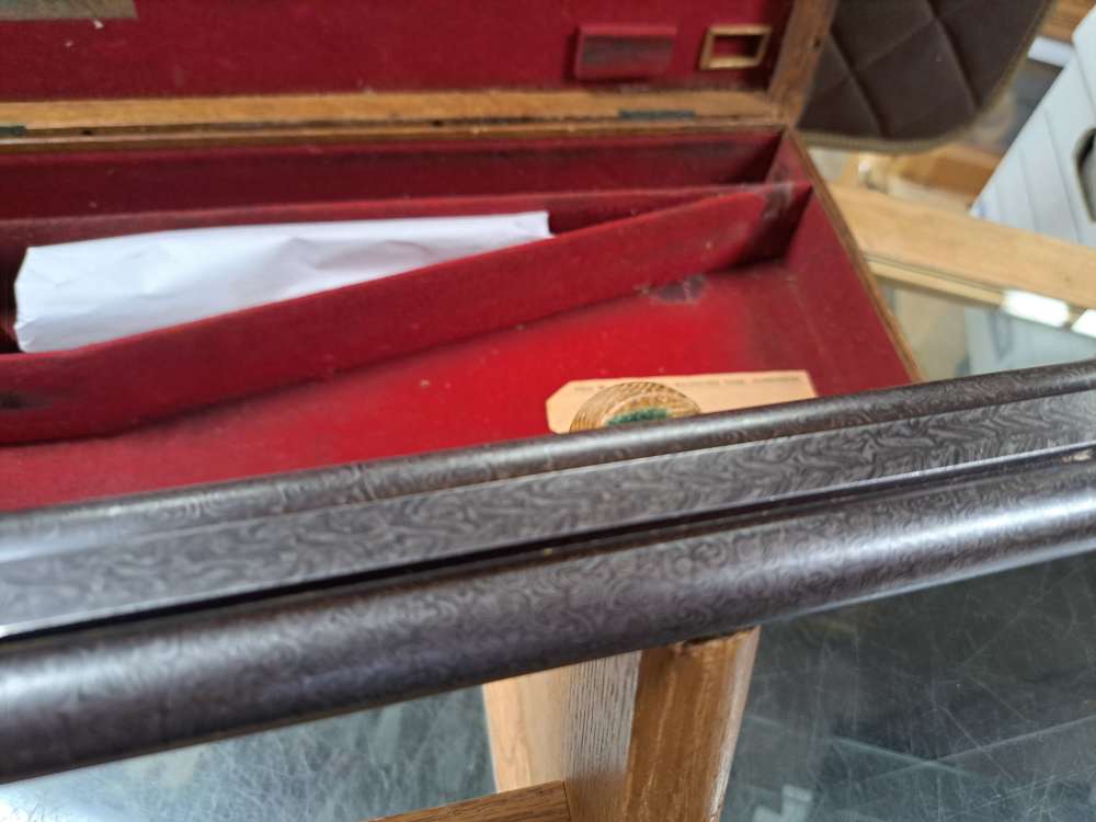 James Purdey Double hammer Riffle with Case-img-12