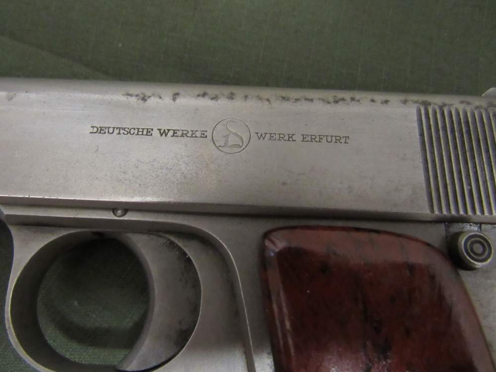 Ortgies 7.65mm (.32 ACP) Pistol Deutsche Werk 1921 Semi-Auto-img-9