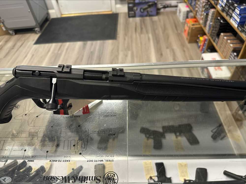 Savage B17 Bolt Action Rifle .17 HMR 21 Inch Barrel Synthetic Stock-img-2