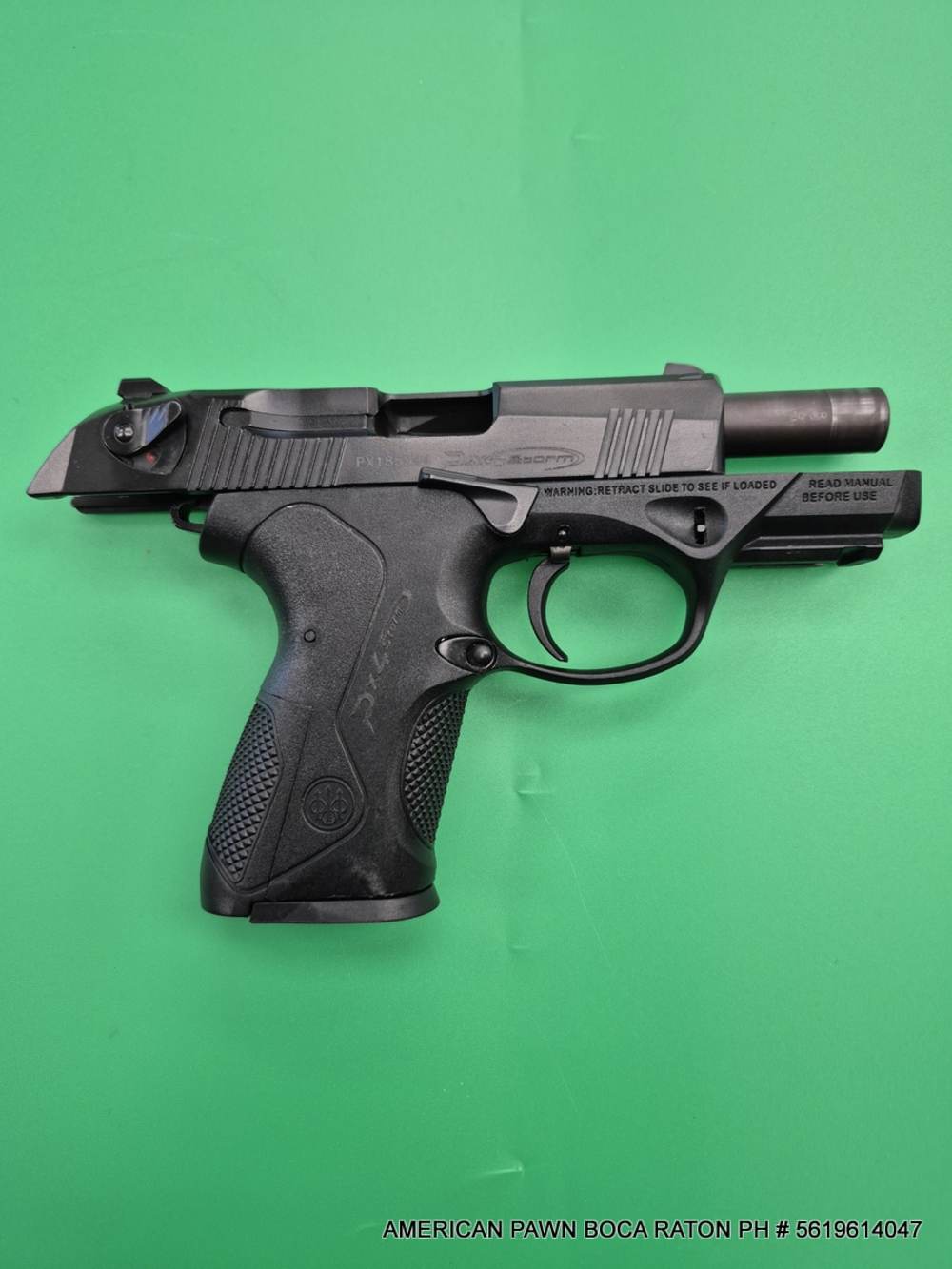 PRE-OWNED BERETTA PX4 STORM COMPACT 9MM 3" BARREL 1-15RD MAGAZINE.-img-1