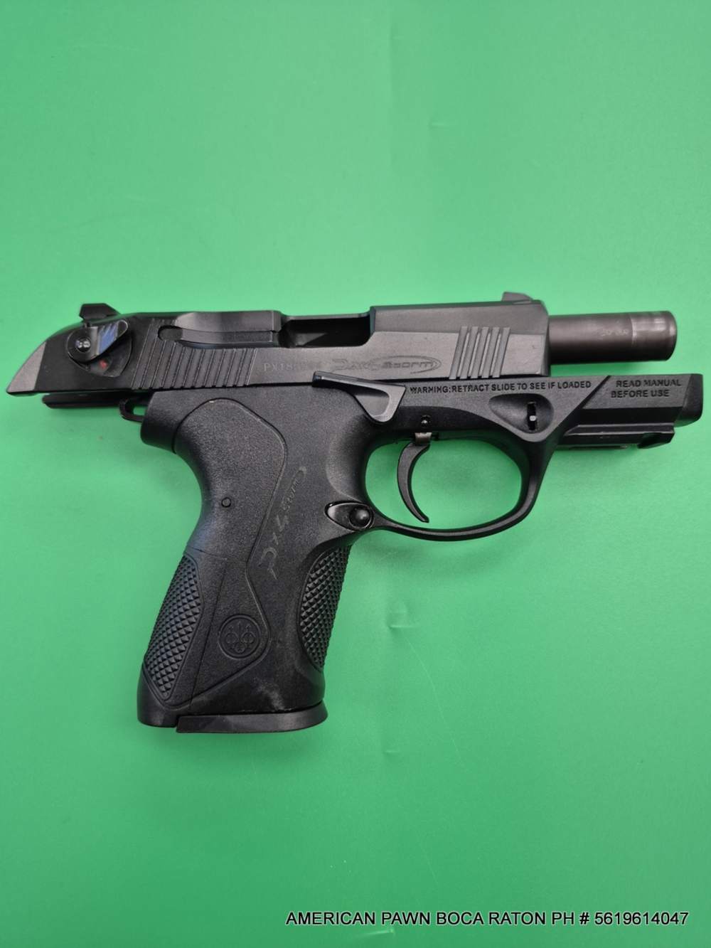 PRE-OWNED BERETTA PX4 STORM COMPACT 9MM 3" BARREL 1-15RD MAGAZINE.-img-0