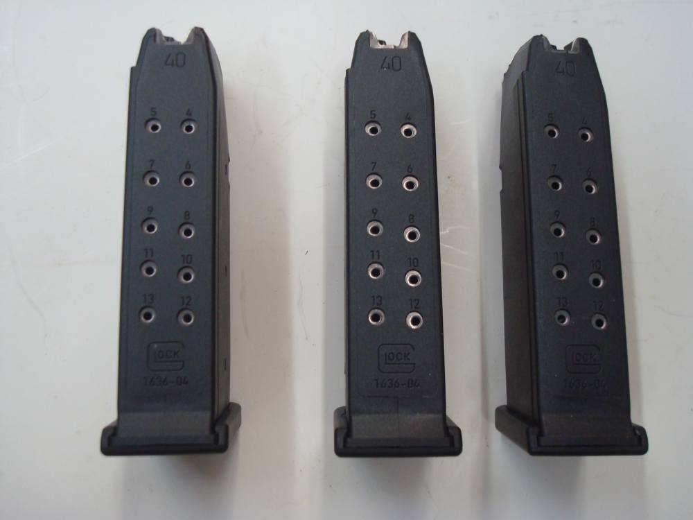 Glock Brand Mags G23/G27 .40 S&W 13 RND (QTY of 3) SKU: MF23013-img-0