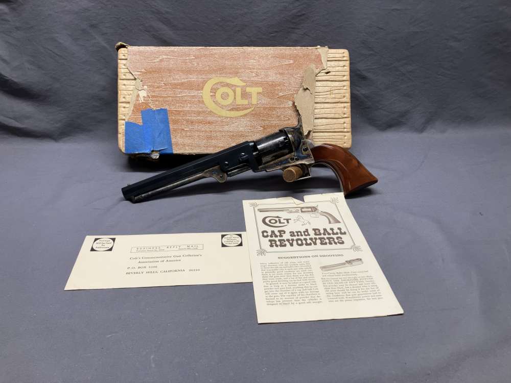 Samuel Colt Model 1851 Percussion Revolver - Factory Box - 7.5" Barrel-img-0