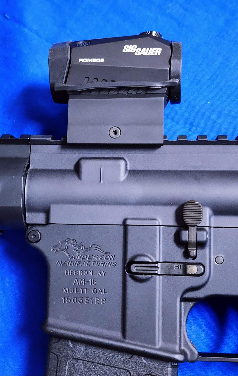 ANDERSON AM-15 5.56 16" STRIKE & MAGPUL UPGRADES, SIG ROMEO5 - EXCELLENT-img-7