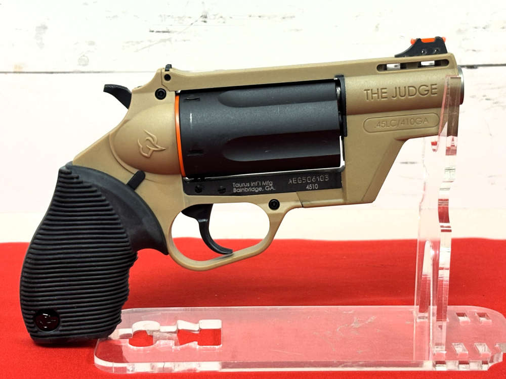 Factory New Taurus Judge Public Defender Poly FDE 45 Colt/.410 Revolver-img-6
